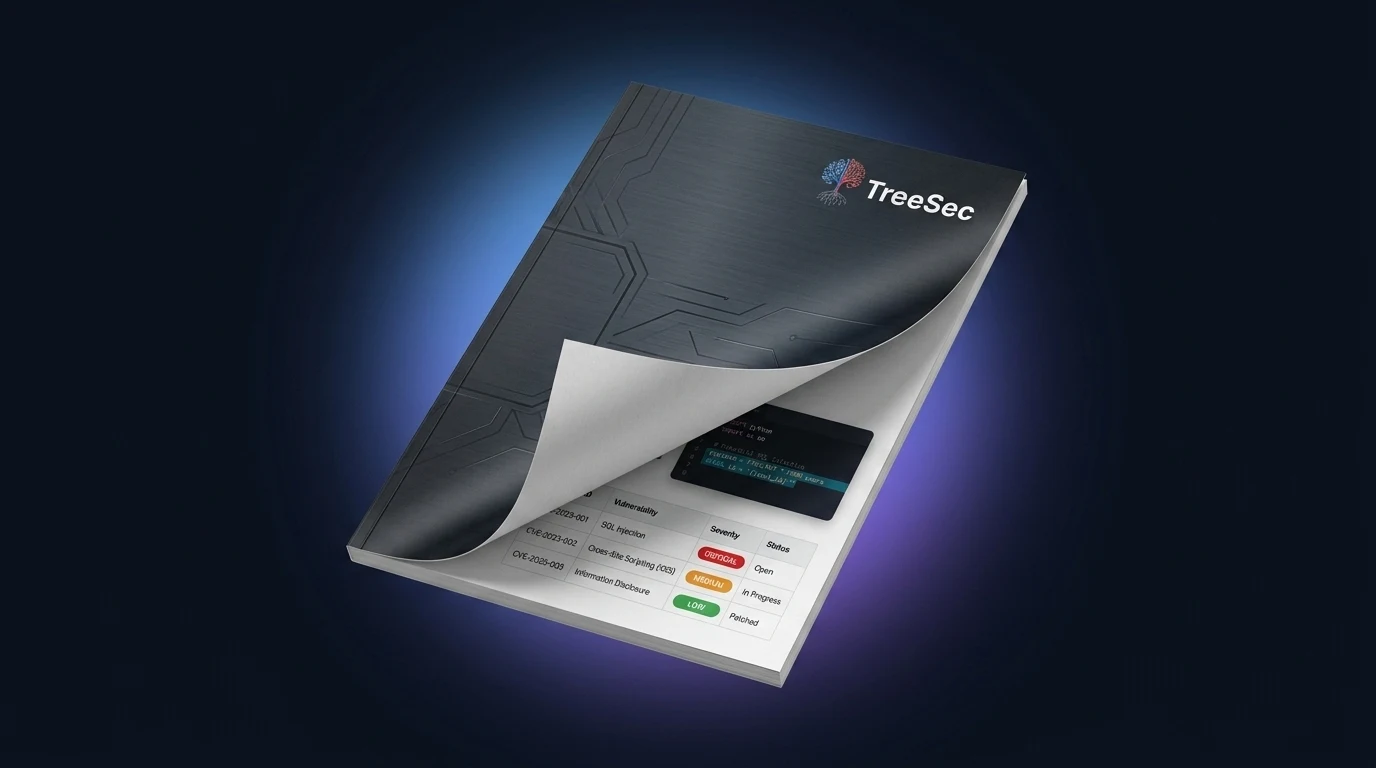 Capa do Relatório Técnico de Pentest da TreeSec